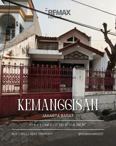 Rumah Tinggal 2 Lantai Kemanggisan