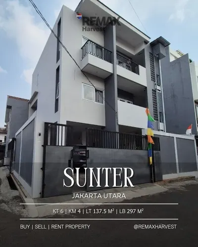 Rumah Bagus Posisi Hoek Sunter