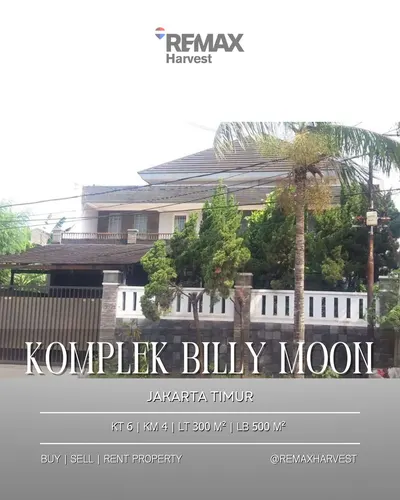 Rumah Komplek Billy Moon Jakarta Timur